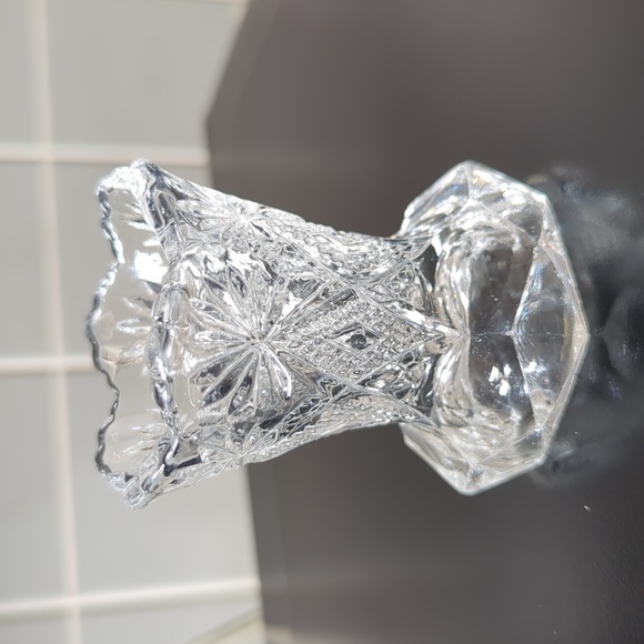 1980s Vintage Cut Crystal Toothpick Holder - Picture 2 of 8